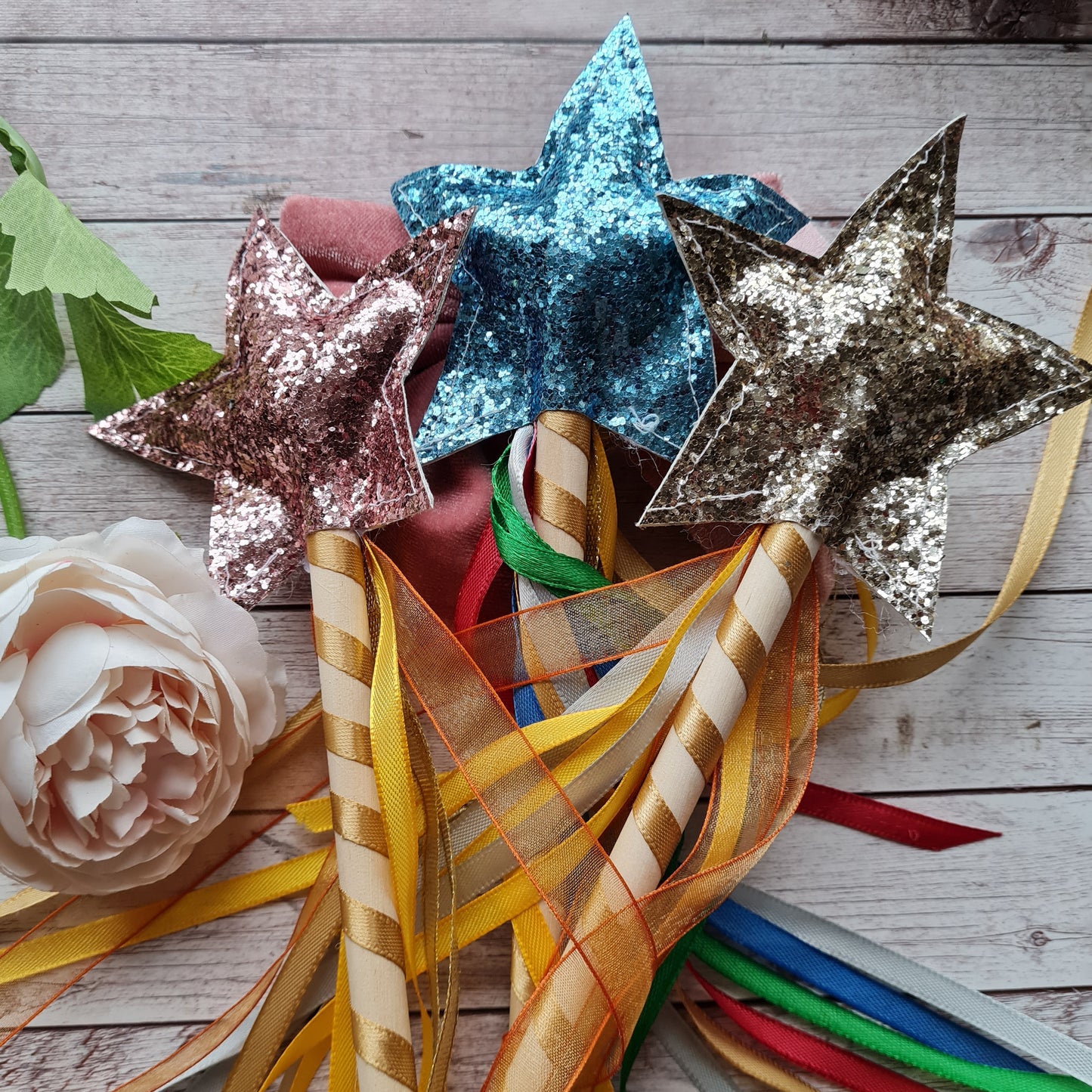 Children's magical fairy witch wands for magical play dress up