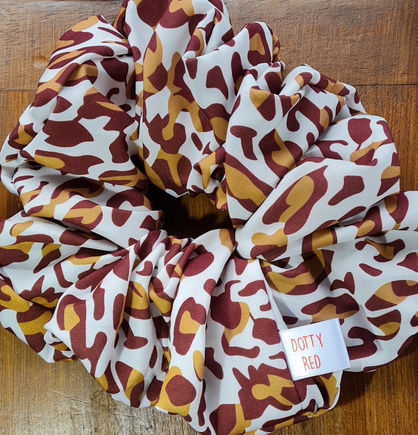 Leopard silk XL SCRUNCHIE