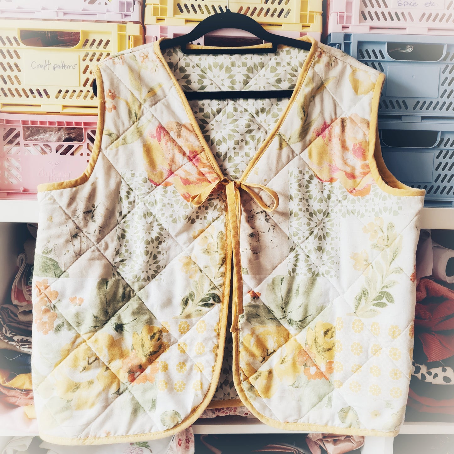 Quilted vintage vest