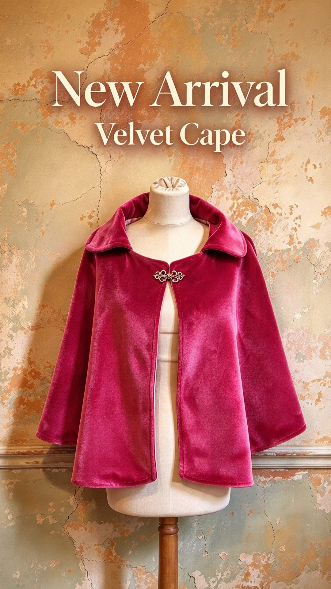 Velvet cape