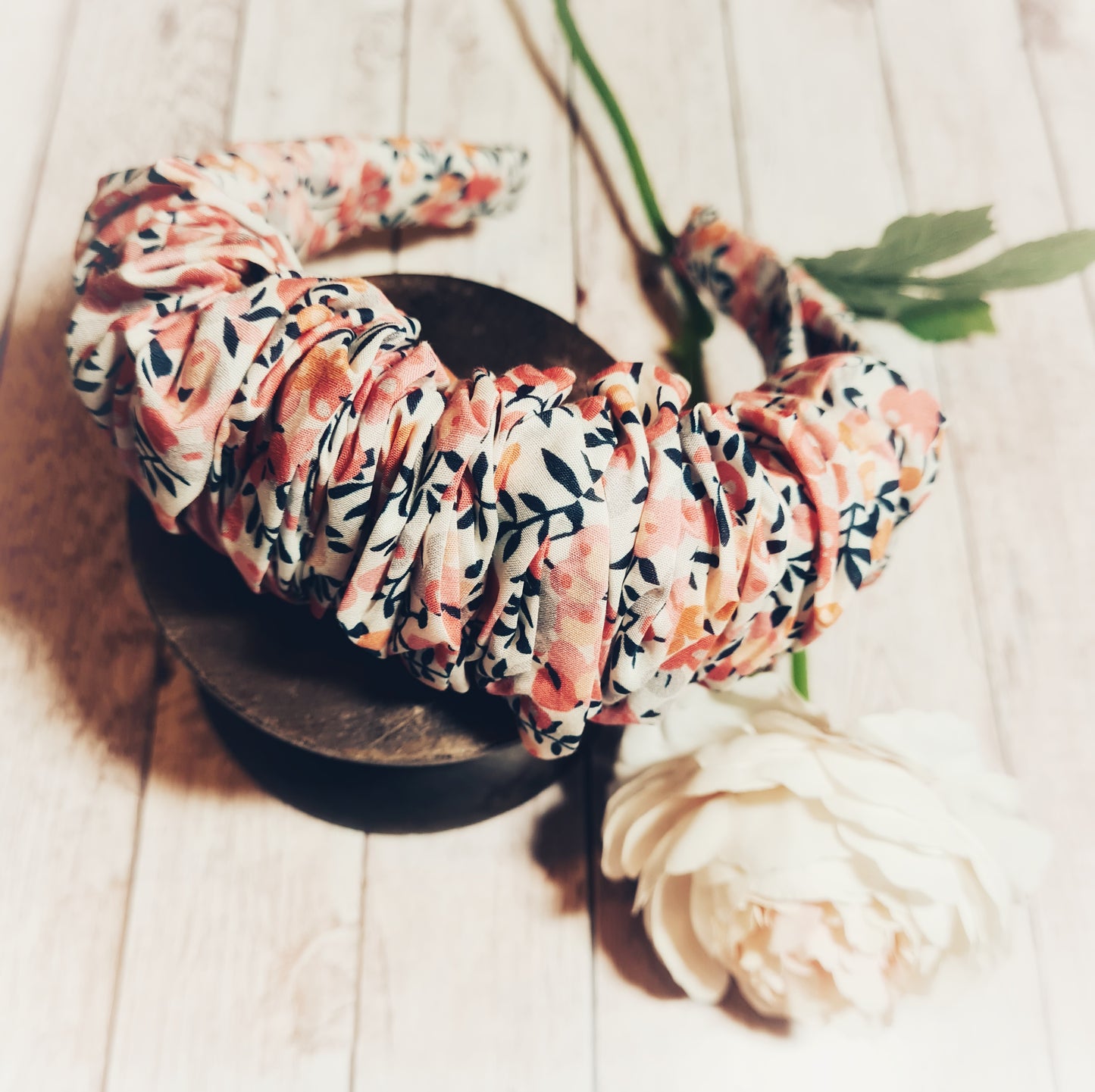 Headband liberty Betsy Scrunchie design